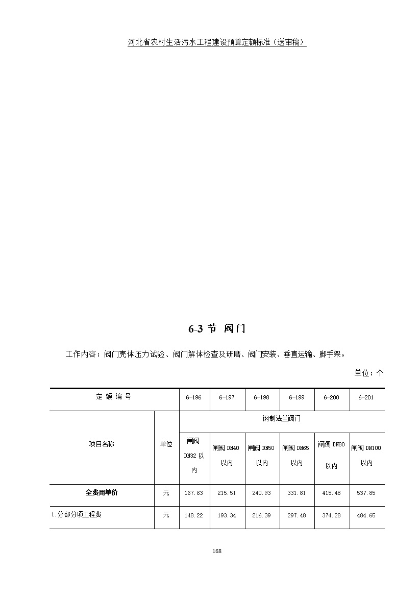 《河北省农村生活污水工程建设预算定额标准》征求意见