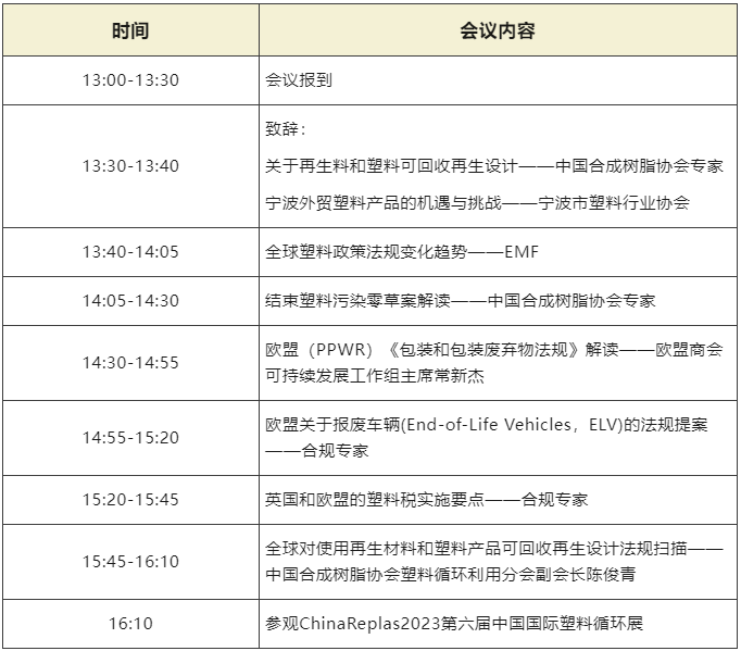 国外法规频频升级，塑料产品出口企业如何合规？11月9日宁波&#183;外贸塑料合规论坛