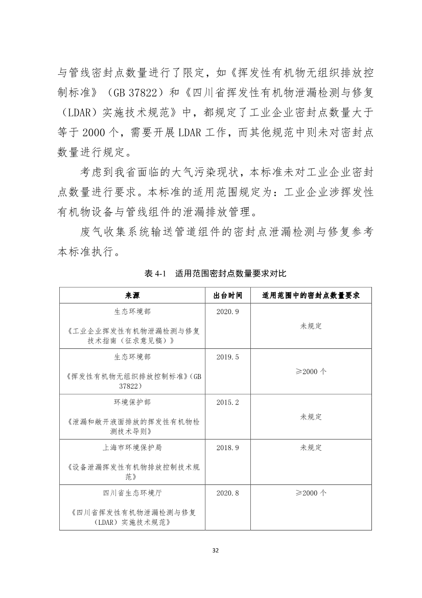 河南省《工业企业挥发性有机物泄漏检测与修复技术规范》公开征求意见