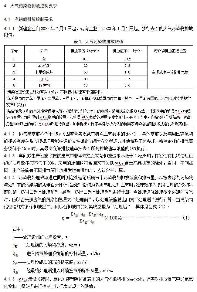 江苏公布地标《表面涂装（工程机械和钢结构行业）大气污染物排放标准》