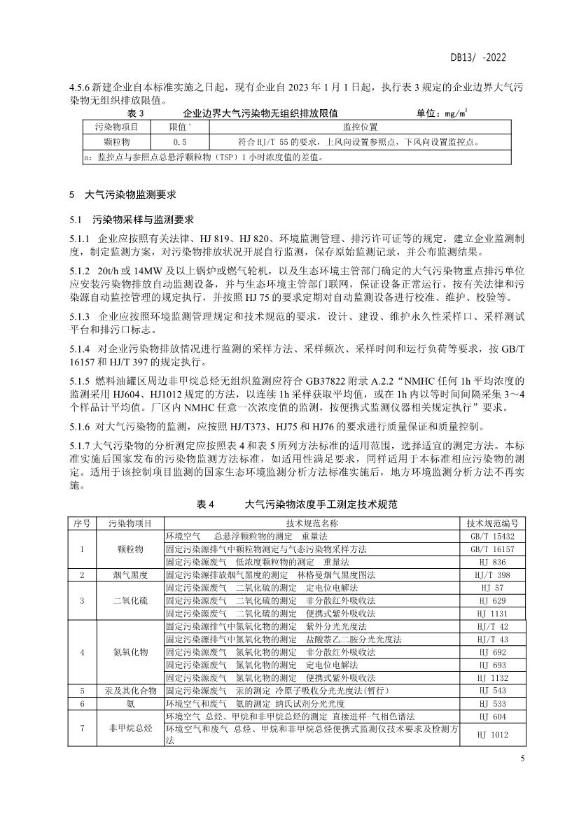 河北省地方标准《火电厂大气污染物排放标准 （征求意见稿）》征求意见