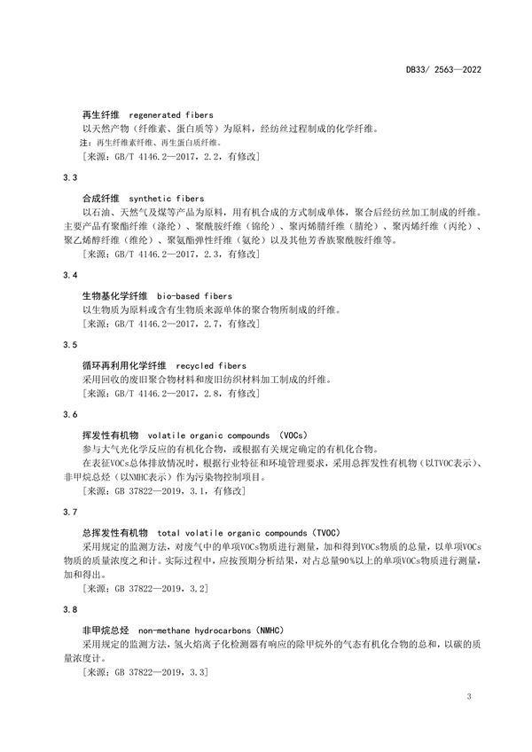 浙江省发布地标《化学纤维工业大气污染物排放标准》