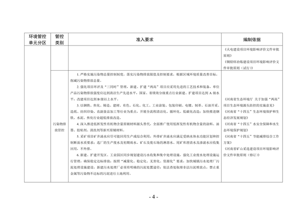 《河南省生态环境分区管控总体要求（2023年版）》公开征求意见