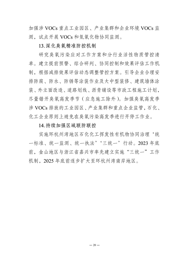 《上海市清洁空气行动计划（2023—2025年）》征求意见