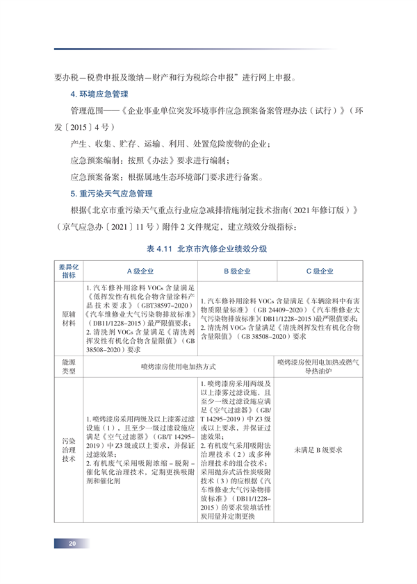 北京市生态环境局发布《汽修行业污染防治手册》