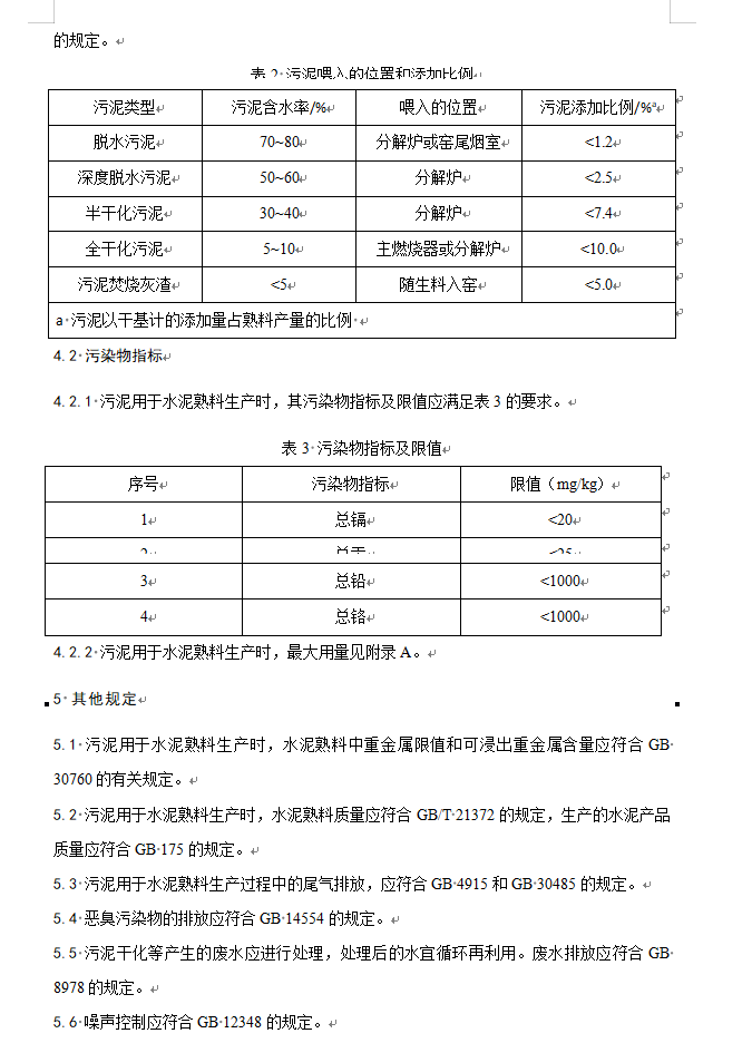 住房城乡建设部关于行业标准《城镇污水处理厂污泥处置  水泥熟料生产用泥质（修订征求意见稿）》 公开征求意见！