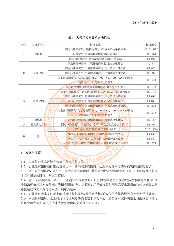 山西省发布地方标准《水泥工业大气污染物排放标准》